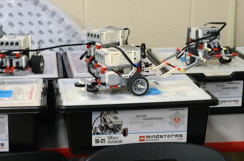 the LEGO Mindstorms EV3 robotics set